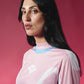 Maglia a maniche lunghe rosa